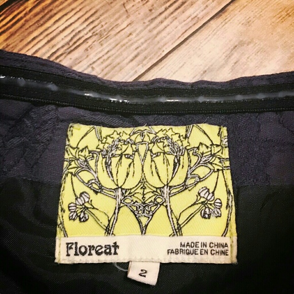 Anthropologie Floreat Midnight Migration Dress - Picture 3 of 7